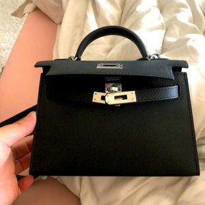 Black Mini Kelly Bag